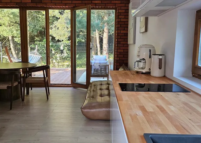 W Lesie Z Kominkiem I Ogrodem