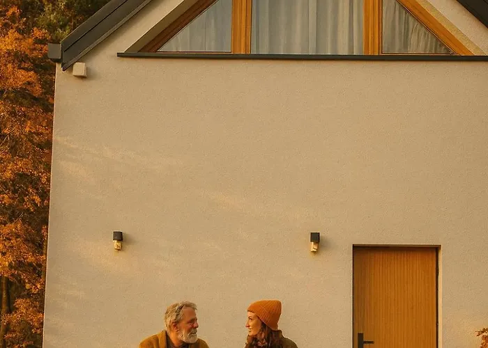 W Lesie Z Kominkiem I Ogrodem Nyaraló Niedalino